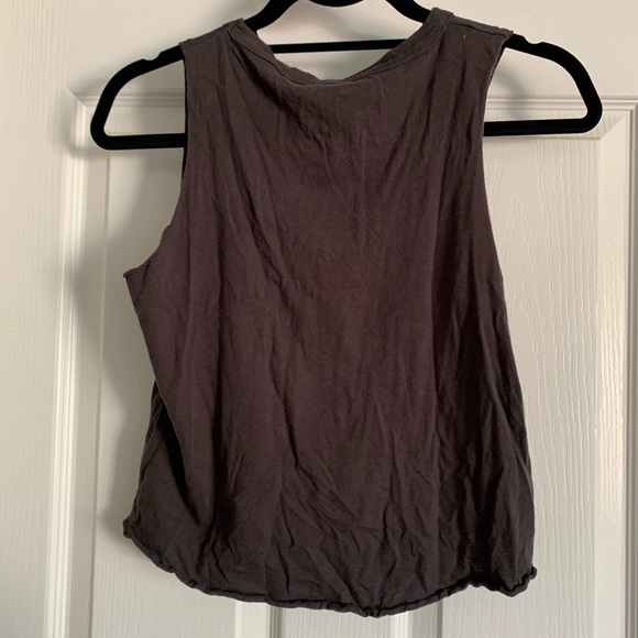 Chaser Women’s XS Skull Knotted Crop Top - Picture 2 of 3